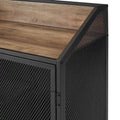 Middlebrook Pierpont Industrial-Style Mesh Bar Cabinet