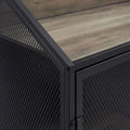 Middlebrook Pierpont Industrial-Style Mesh Bar Cabinet