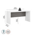 Bush Business Furniture Echo 60W Bow Front Desk