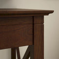 Bush Furniture Key West 60-Inch L-Shaped Desk with Rolling File Cabinet