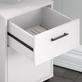 Bush Furniture Key West 60-Inch L-Shaped Desk with Rolling File Cabinet