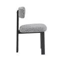 Set of 4 Astura Upholstered Dining Chairs with Iron Frame by Christopher Knight Home