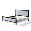 Christopher Knight Home Upholstered Platform Bed with Soft Headboard - King/Queen Size