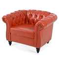 Christopher Knight Home - Winston Faux Leather Chesterfield Club Chair