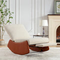 GDFStudio Contemporary Rocking Recliner with Footrest