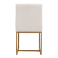 GDFStudio Carter Contemporary Rectangular Dining Set with Faux Marble Table and Six Upholstered Chairs