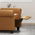 Contemporary Tufted Push-Back Recliner Armchair