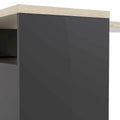 Carson Carrington Kristiansund L-Shaped Desk with 2 Drawers and 3 Shelves
