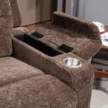 Plush Chenille Power Lift Recliner with Extended Footrest, Lift Assist, Heat & Massage Features, USB/Type C Charging, and Storage