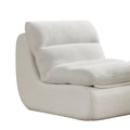 34-Inch Modern Upholstered Sofa with Ottoman - Perfect for Small Spaces