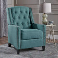 Roomfitters Classic Fabric Push-Back Recliner Chair - Elegant Seating for Living Room and Bedroom