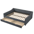 Christopher Knight Home Bennett Tufted Daybed Sofa with Storage Drawers and Stylish Curved Arms
