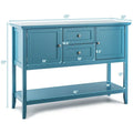 Costway Wooden Sideboard Buffet Console Table with Drawers