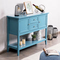Costway Wooden Sideboard Buffet Console Table with Drawers