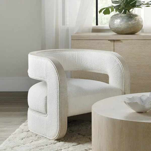 Hooker Furniture Cascade 28-Inch Modern Zen Upholstered Accent Chair