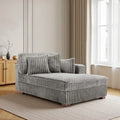 DREAMSIDEA Extra-Large Right-Facing Chaise Lounge Sofa
