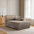 DREAMSIDEA Extra-Large Right-Facing Chaise Lounge Sofa