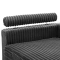 DREAMSIDEA Extra-Large Right-Facing Chaise Lounge Sofa