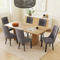 Costway Set of 2/4 Channel Tufted Dining Chairs with High Backrest