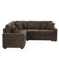 Roomfitters L-Shaped Pull-Out Sofa Bed with Wheels, USB Ports, and Power Outlets – Versatile Sleeper Sofa for Ultimate Living Room Comfort