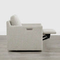 Nora Electric Reclining Swivel Chair with Footrest