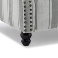Nail-Head Trimmed Pushback Recliner with Padded Seat