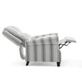 Nail-Head Trimmed Pushback Recliner with Padded Seat