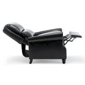 Nail-Head Trimmed Pushback Recliner with Padded Seat