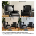 Pair of Stylish Upholstered Accent Chairs with Patterns for Living Room