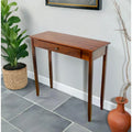 Porch & Den Holly Hill Solid Acacia Console Table with 1 Drawer