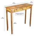 Porch & Den Holly Hill Solid Acacia Console Table with 1 Drawer