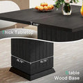 Contemporary Square Wooden Dining Table for 4