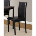 Contemporary 5-Piece Dining Set Featuring Rectangular Table and 4 High-Back Chairs