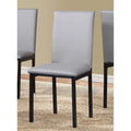 Contemporary 5-Piece Dining Set Featuring Rectangular Table and 4 High-Back Chairs