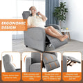 Versatile Recliner Chair with 8 Massage Settings and Lumbar Support for Ultimate Relaxation and Home Theater Experience