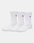 Under Armour Performance Tech Unisex 3-Pack Crew Socks