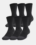 Under Armour Performance Tech Unisex 6-Pack Crew Socks