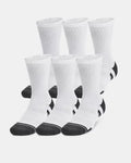 Under Armour Performance Tech Unisex 6-Pack Crew Socks