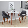 Carson Carrington Sala Dining Table Featuring a Textured Marble Top