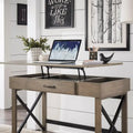 iNSPIRE Q Modern Murali Lift-Top Desk with Integrated Charging Station
