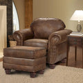 Sedona Arm Chair with Matching Ottoman - American Furniture Classics Model 9901-00-90