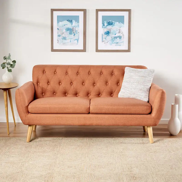 Christopher Knight Home Bernice Petite Sofa in Mid-Century Modern Style