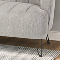 Christopher Knight Home Lupine Contemporary Fabric Loveseat with Hairpin Legs