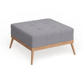 Christopher Knight Home Carson Lund Mid-Century Tufted Fabric Square Ottoman
