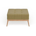 Christopher Knight Home Carson Lund Mid-Century Tufted Fabric Square Ottoman