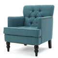 Christopher Knight Home Malone Tufted Back Fabric Club Chair - Dimensions: 28" L x 29.5" W x 33.5" H