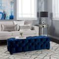 Christopher Knight Home Piper Glam Tufted Velvet Ottoman Bench