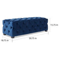 Christopher Knight Home Piper Glam Tufted Velvet Ottoman Bench