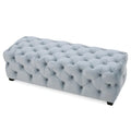 Christopher Knight Home Piper Glam Tufted Velvet Ottoman Bench