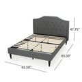 Christopher Knight Home Elinor Queen Upholstered Platform Bed
